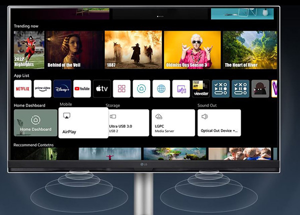 超強勢功能配置 4K驚艷畫質 LG 32” 4K超高清智能顯示器 工作/娛樂/智能家居兼備