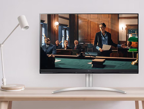 超強勢功能配置 4K驚艷畫質 LG 32” 4K超高清智能顯示器 工作/娛樂/智能家居兼備