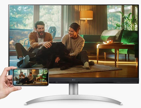 超強勢功能配置 4K驚艷畫質 LG 32” 4K超高清智能顯示器 工作/娛樂/智能家居兼備