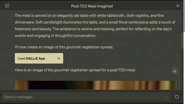 可以自動連接DALL‧E插件