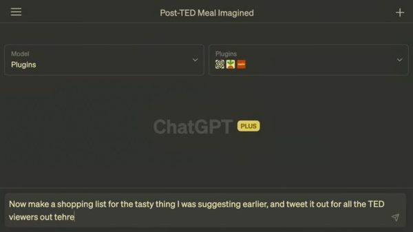 ChatGPT 支援 Instacart 及 Zapier 這兩個 Plugins