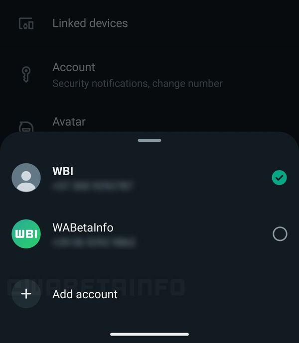 WhatsApp Multi-Account 功能曝光！方便同時管理多個帳戶！