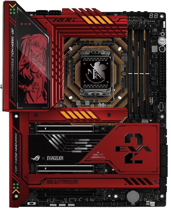 ROG X EVANGELION  ROG預計 8月推出明日香與二號機聯名電競商品