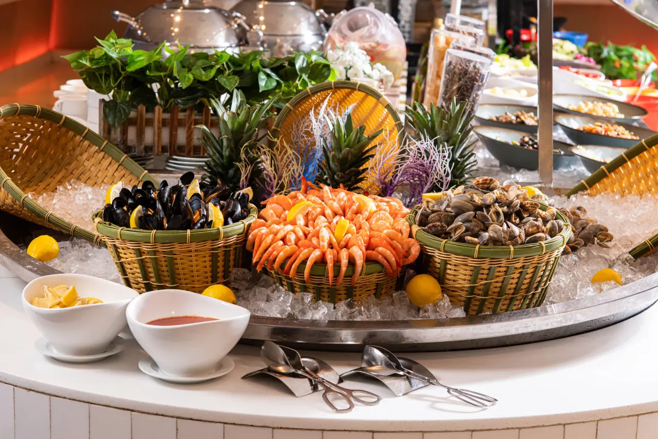 沙田自助餐優惠｜麗豪酒店濠餐廳聖誕Buffet低至75折！人均$313起任食龍蝦／送紅酒／免費泊車