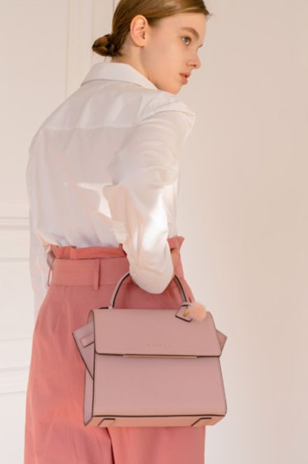 CARLYN Lily 粉紅+米白色  精選10款韓國大熱OL手袋