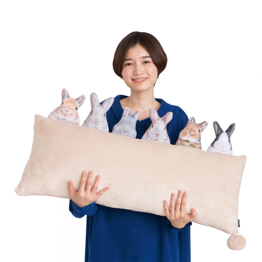 日本YOU+MORE!動物造型攬枕+收納袋