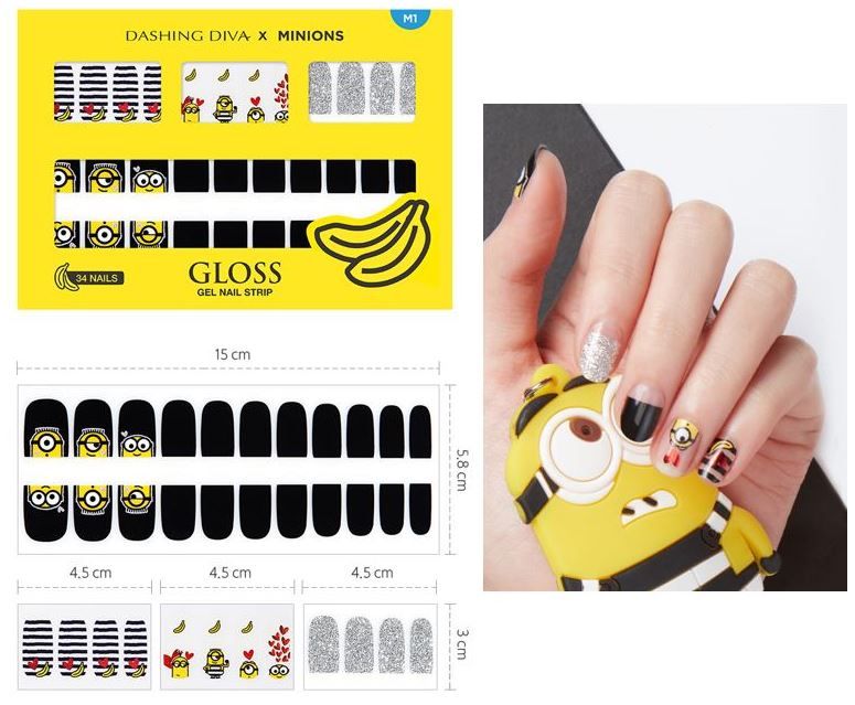 【美甲】將Bob貼在指甲！韓國DASHING DIVA推出Minions指甲貼！