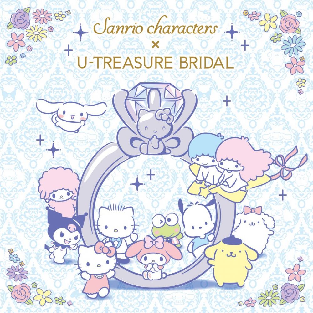 U-TREASURE, Sanrio Characters, Sanrio, Cinnamoroll, PomPompurin, Hello Kitty, My Melody, wedding, 訂婚戒指, 結婚戒指, 戒指, wedding ring, ring