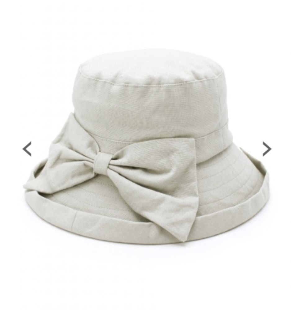 SHOO･LA･RUE白色蝴蝶結帽子