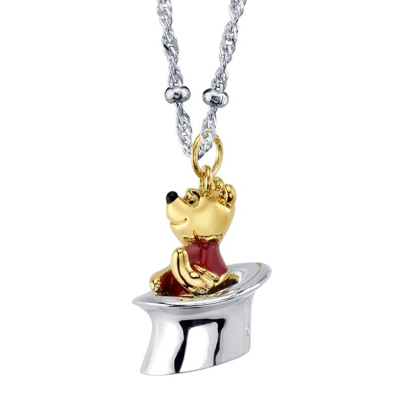 DISNEY’S CHRISTOPHER ROBIN Winnie the Pooh Top Hat Necklace