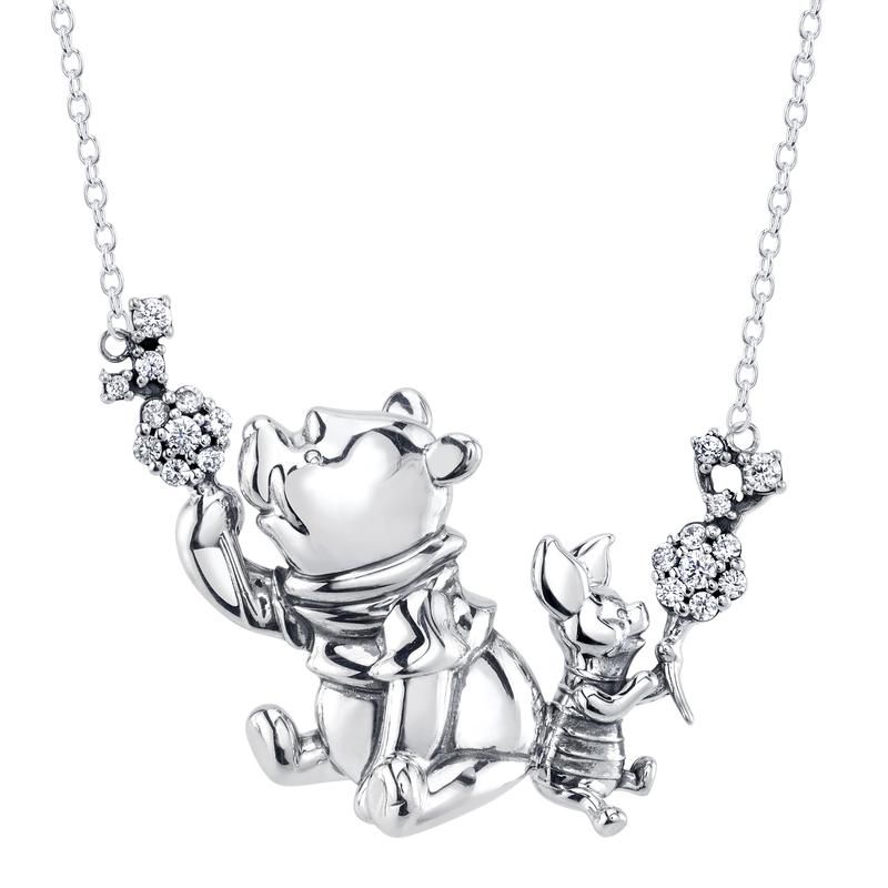 DISNEY’S CHRISTOPHER ROBIN Winnie the Pooh & Piglet Dandelion Necklace