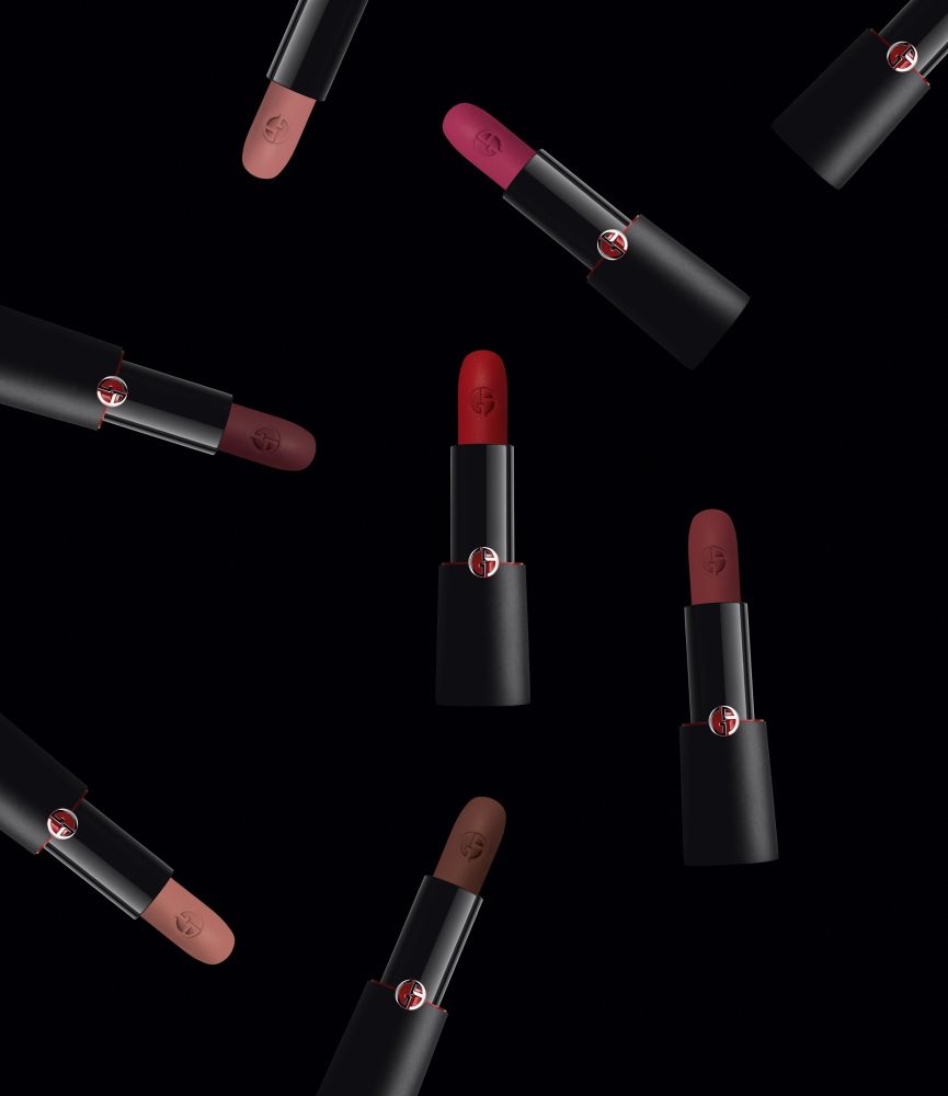 GIORGIO ARMANI beauty ROUGE D'ARMANI MATTE絲滑啞亮唇膏