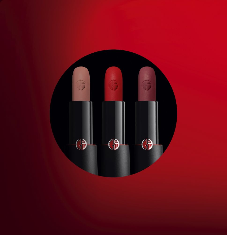 GIORGIO ARMANI beauty ROUGE D'ARMANI MATTE絲滑啞亮唇膏