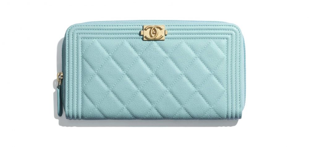 【銀包】CHANEL Cruise 2018/19系列！推出相近「Tiffany Blue」的淺藍色銀包！