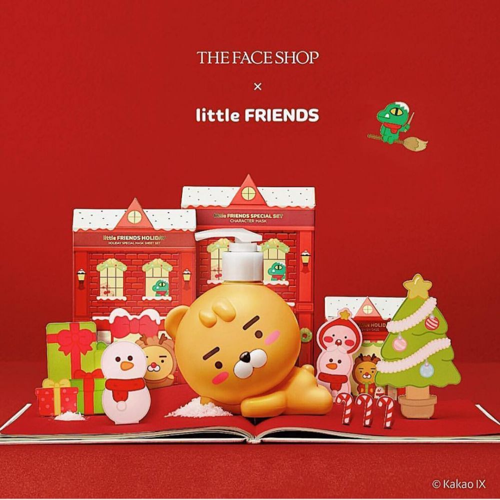 香港都買到！THEFACESHOP聯乘Kakao Little Friends！聖誕限量彩妝及護膚品！