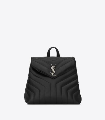SAINT LAURENT LOULOU SMALL BACKPACK IN MATELASSÉ “Y” LEATHER
