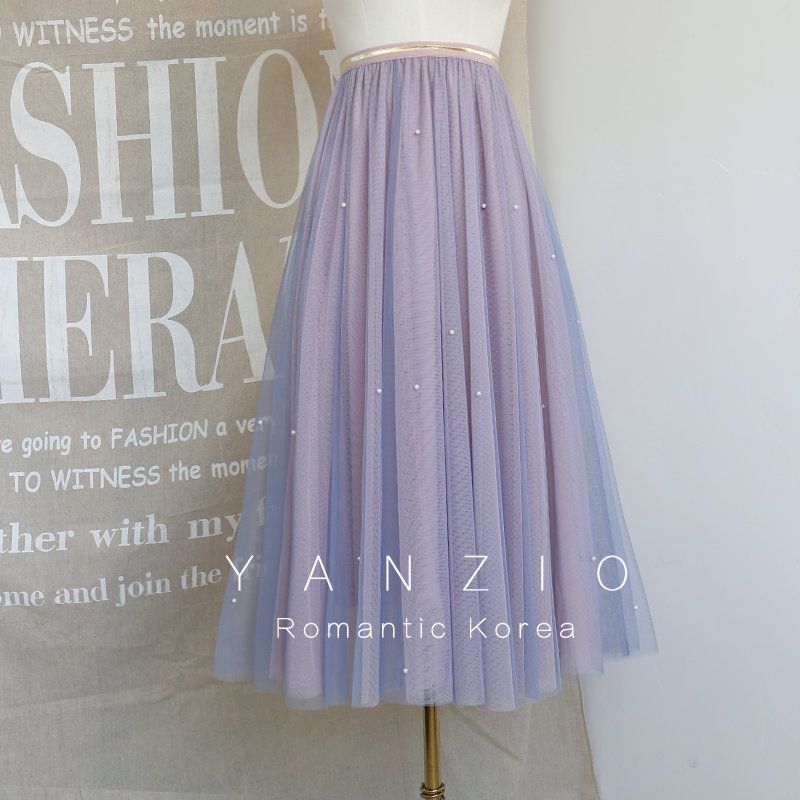 香芋紫珍珠紗裙(售價為人民幣158元)
