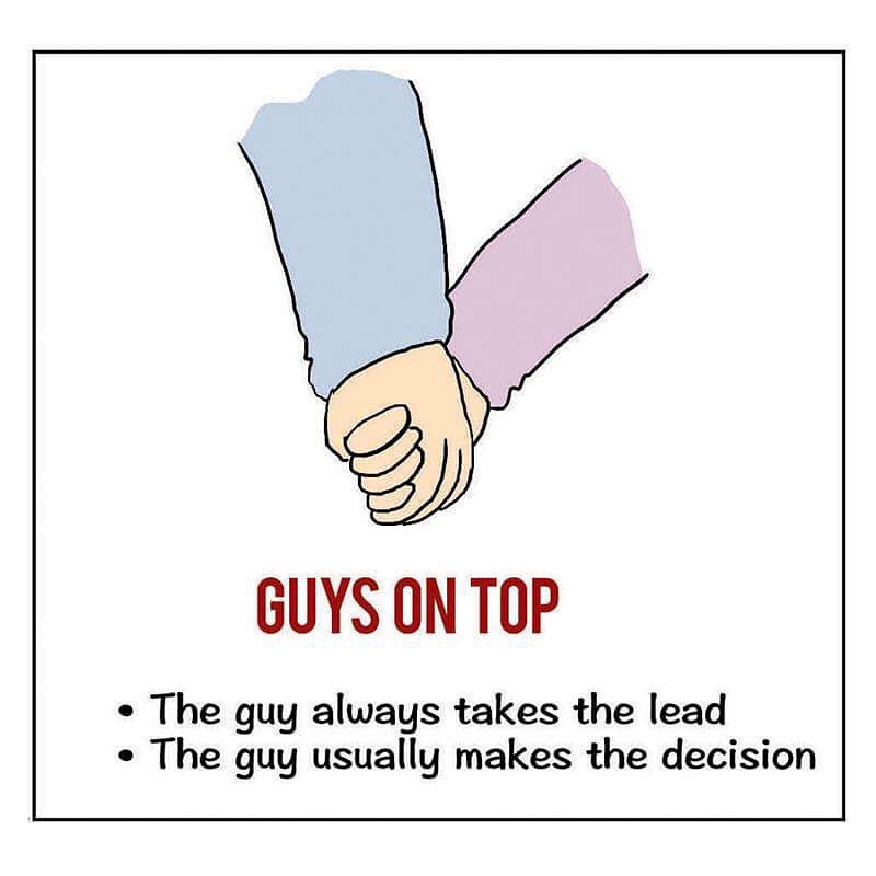【3.男生的手掌心向下】這種方式表示男生於關係裡擔任主導、作決策角色。又或者男生想要保護女生的時候，也會這樣牽手哦！
