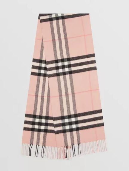 BURBERRY The Classic Check Cashmere Scarf