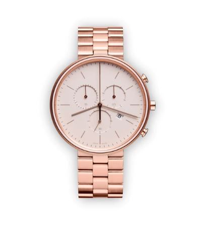 UNIFORM WARES M40 Women's chronograph watch in PVD rose gold