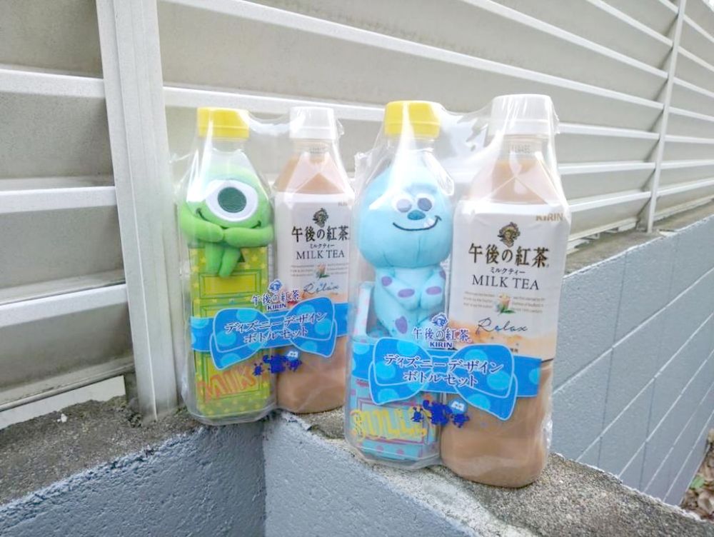 這次是大眼仔&毛毛！日本「午後紅茶 X 迪士尼」第四彈登場！坐在瓶子裡超可愛！