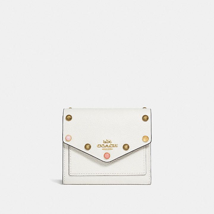 COACH SMALL WALLET WITH RIVETS