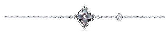 LOUIS VUITTON COLOR BLOSSOM BB STAR BRACELET, WHITE GOLD, GREY MOTHER-OF-PEARL AND DIAMOND