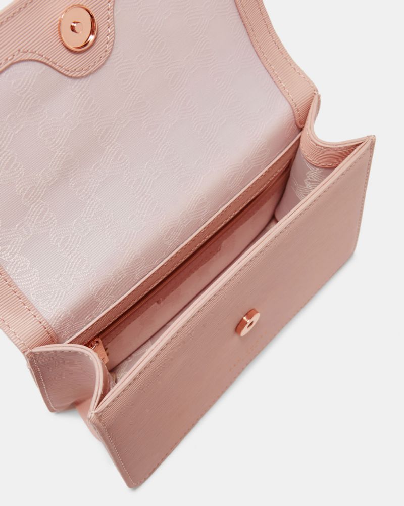DORIIS Bow Detail Leather Cross Body Bag (£109)