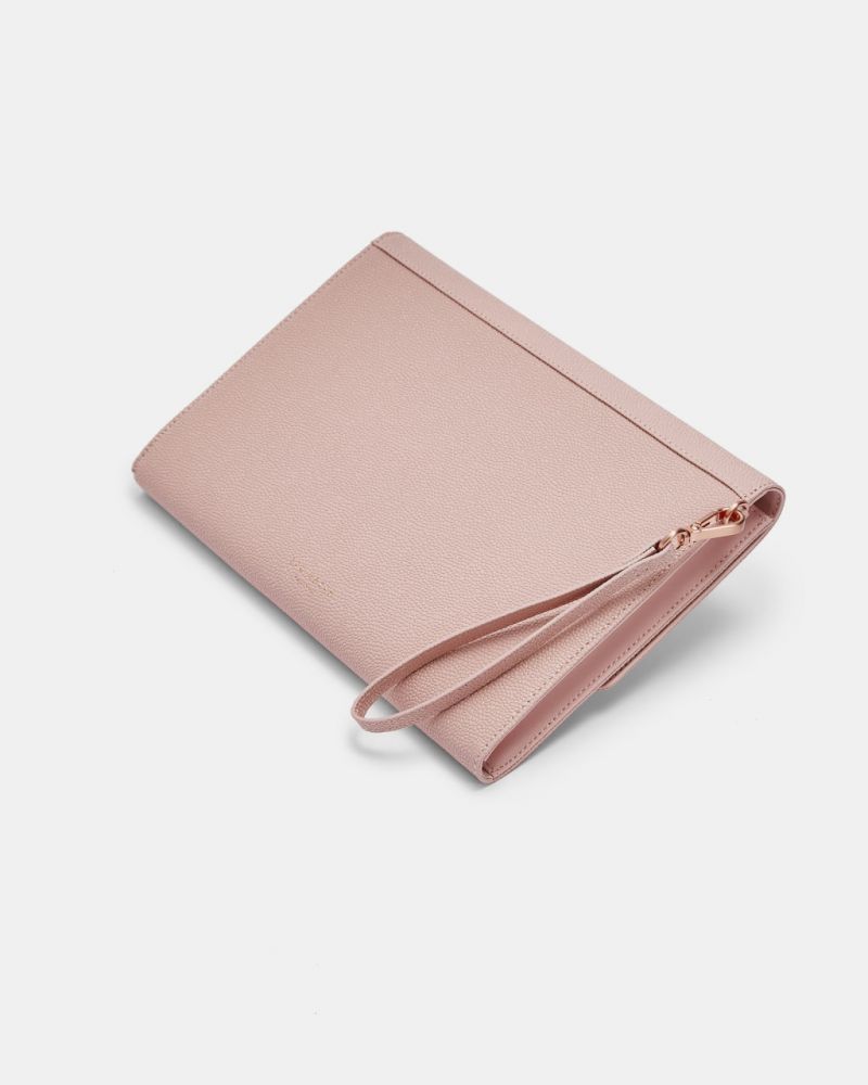 KRYSTAN Bow Leather Envelope Pouch (£79)