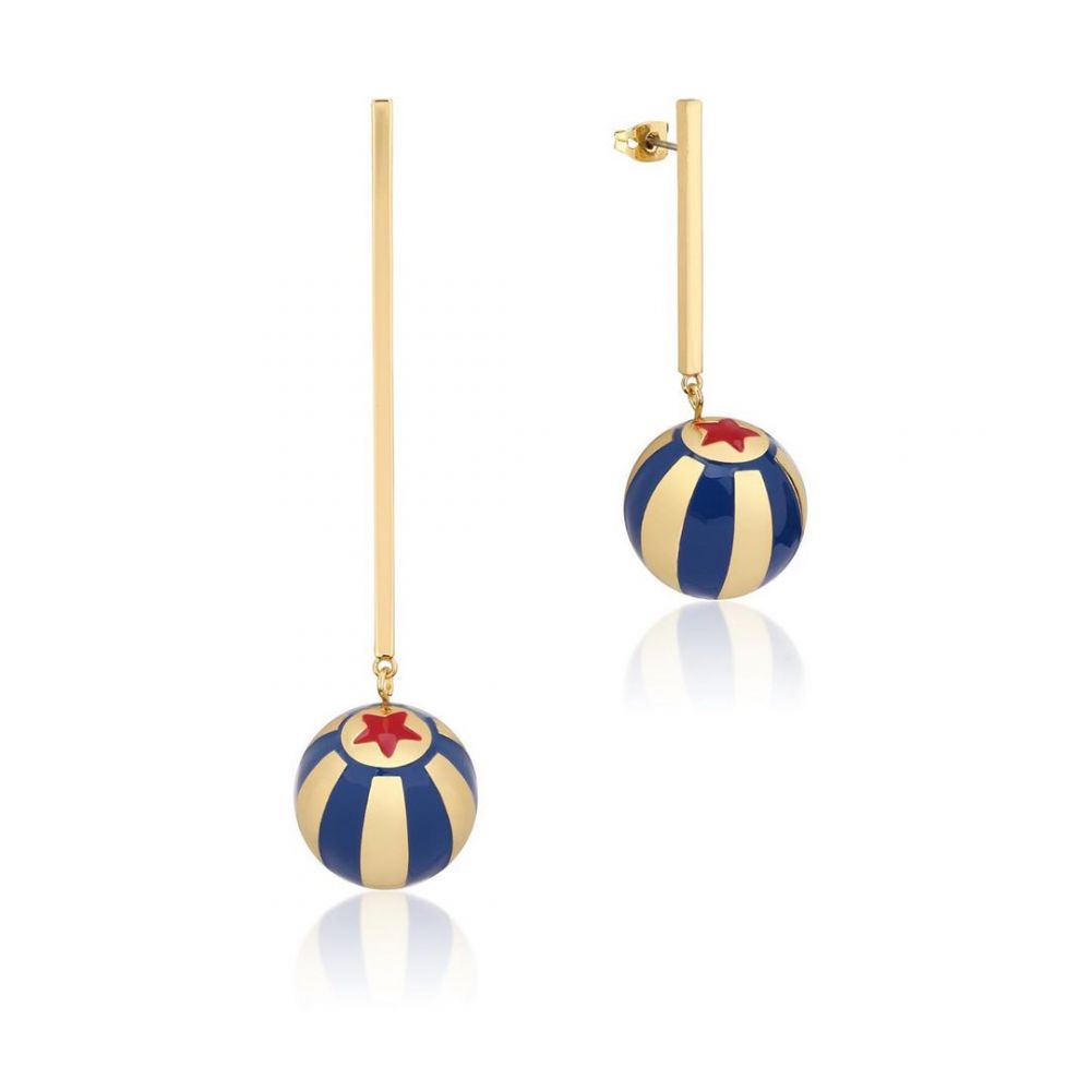 Disney Dumbo Rose Gold-Plated Circus Ball Asymmetric Drop Earrings