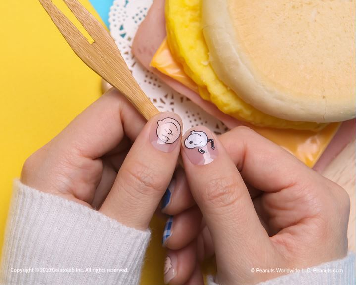 韓國Gelato Factory推出限定Snoopy指甲貼！色彩繽紛卡通手繪風美甲！