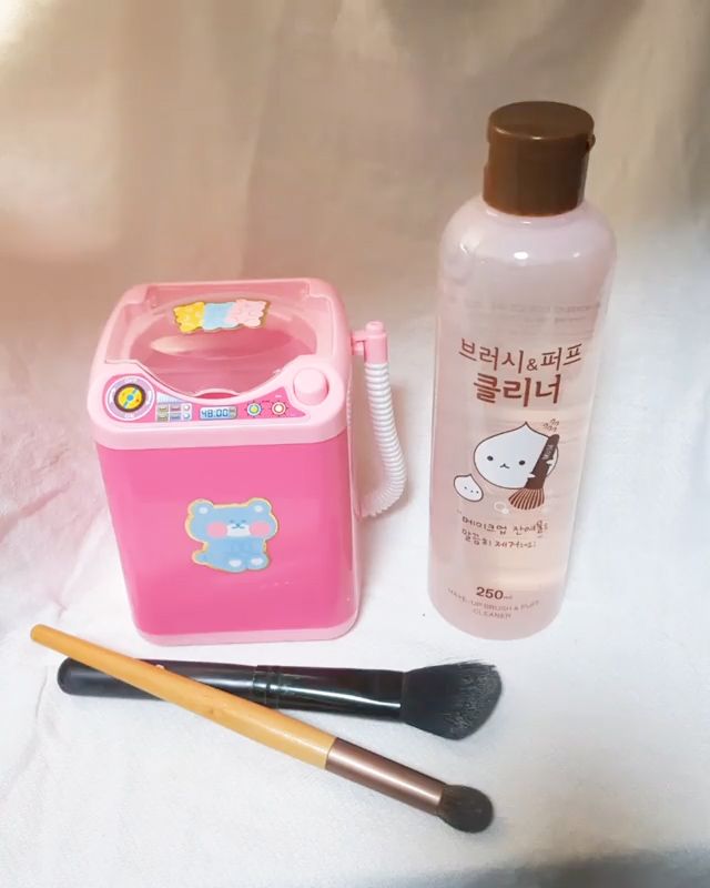 韓國daiso 玩具洗衣機 다이소세탁기 清洗化妝掃