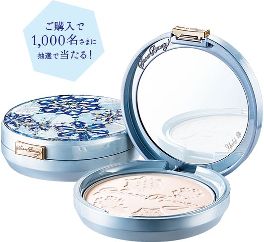 日本資生堂2019年限定Snow Beauty粉餅預告！超美冰藍色粉盒+雪花！透明感UP！