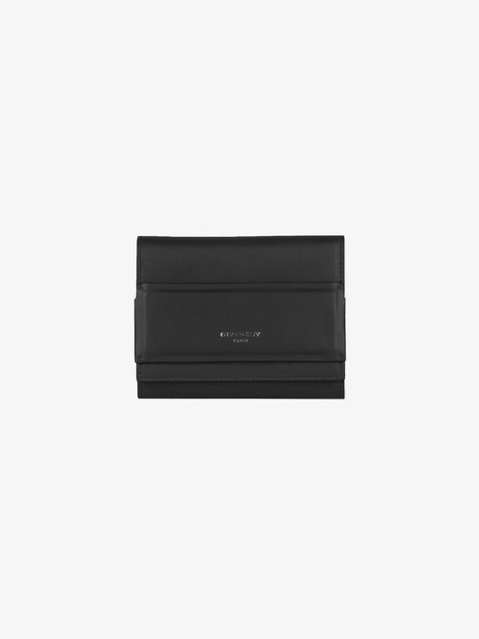 GIVENCHY HORIZON TRIFOLD WALLET IN SMOOTH LEATHER 