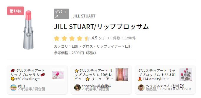 日本「人氣唇膏、唇釉排行榜」Top20！話題新品上榜！日本女生最愛哪支？
