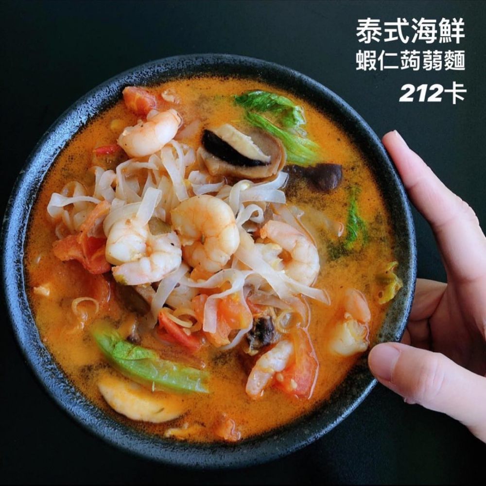 泰式海鮮蝦仁蒟蒻麵