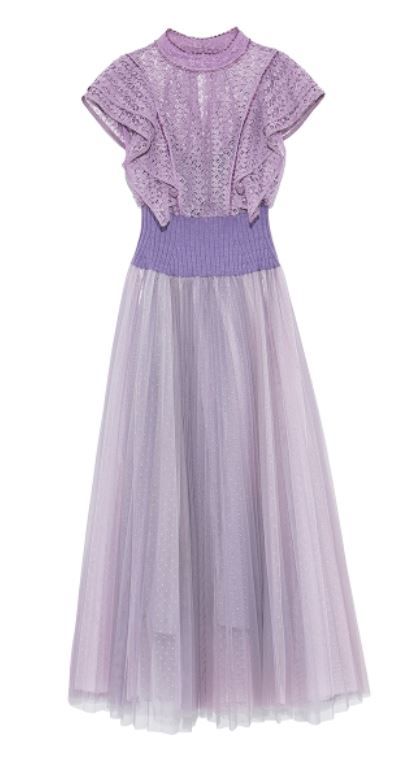  15款「薰衣草」淡紫色時尚單品合集！春日溫柔穿搭！浪漫氣質千金造型！