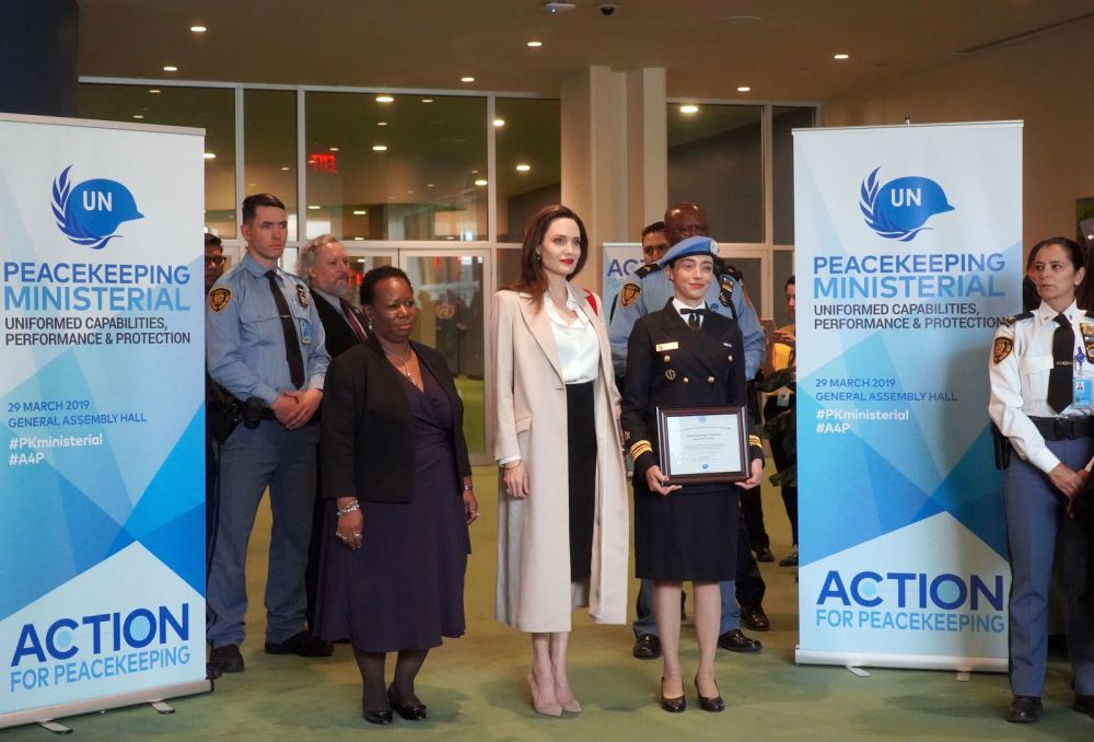 Angelina Jolie　聯合國難民署特使　UN Peacekeeping Ministerial　聯合國