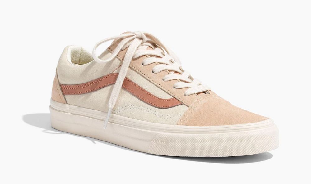 Madewell x Vans® Unisex Old Skool Lace-Up Sneakers in Camel Colorblock