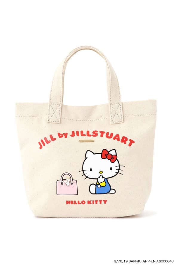 JILL by JILLSTUART x Hello Kitty 手挽袋 米白