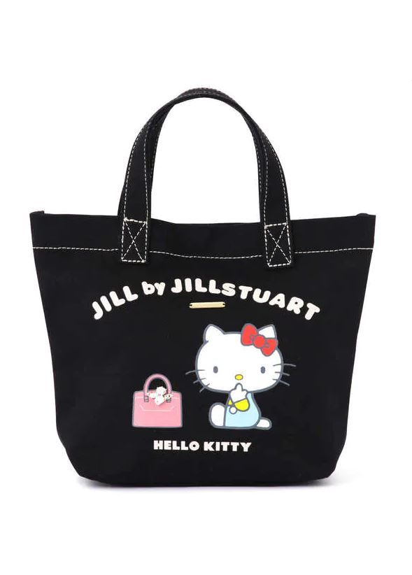 JILL by JILLSTUART x Hello Kitty 手挽袋 黑色
