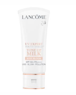 【第4位】 Lancôme UV Expert Youth Shield™ Tone Up Milk 全方位防禦抗曬素顏霜SPF 50/ PA++++—能提亮膚色，阻隔紫外線