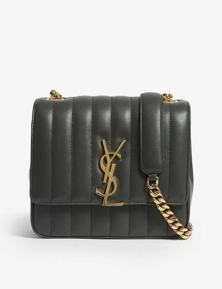 SAINT LAURENT Monogram Vicky medium leather cross-body bag $13,450