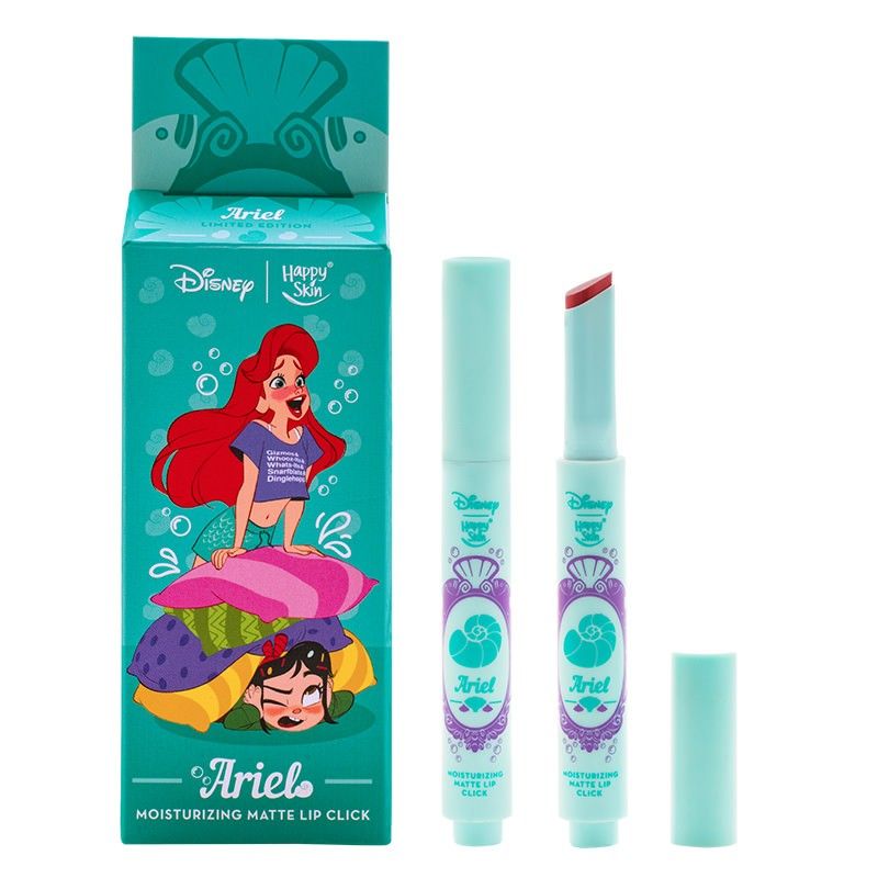 Happy Skin | Disney Moisturizing Matte Lip Click – Ariel