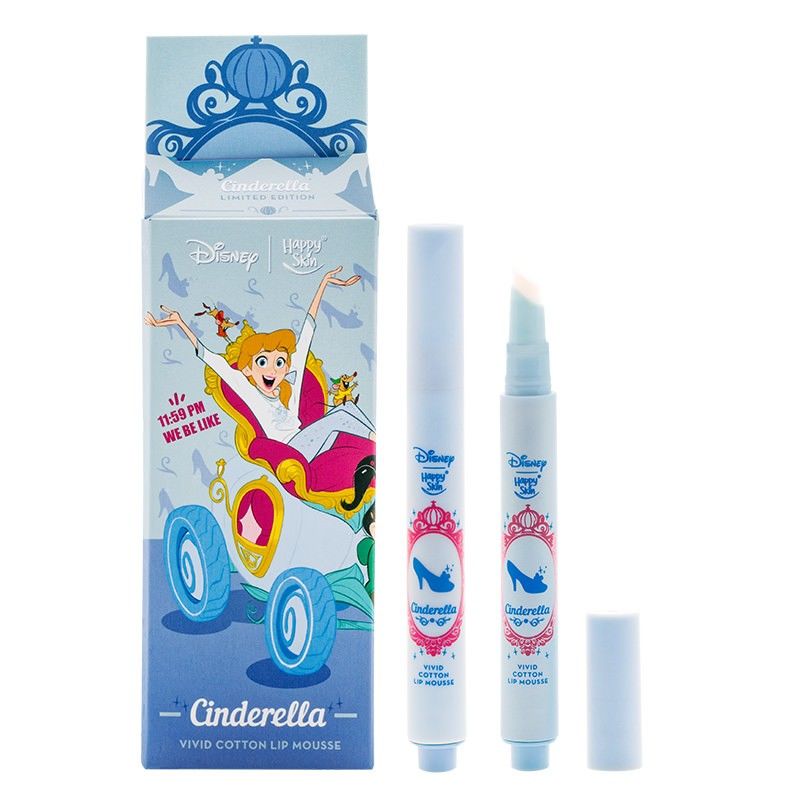 Happy Skin | Disney Vivid Cotton Lip Mousse - Cinderella