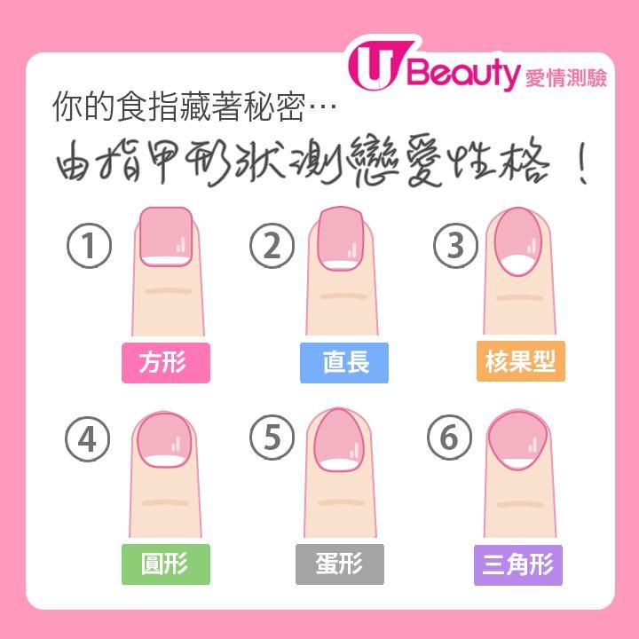 【心理測驗】從指甲形狀，測你的戀愛性格！你是開朗型，還是愛照顧人的好女友？
