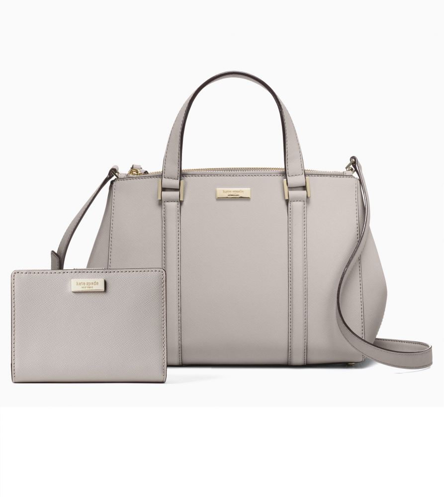 newbury lane small loden and cara bundle in soft taupe (buy both for US$139 with code MAKEITTWO)