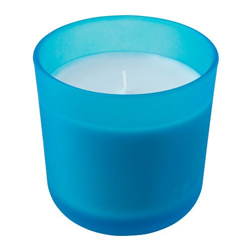 SOMMAR 2019 杯裝香味蠟燭, 藍莓/藍色