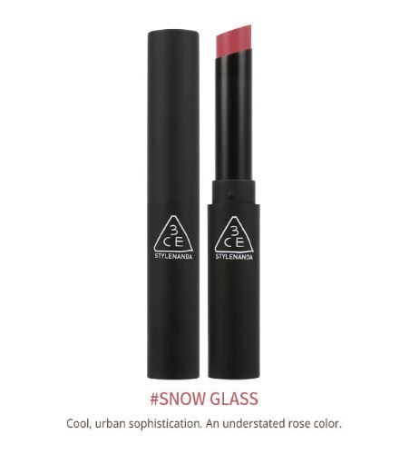 3CE SLIM VELVET LIP COLOR #SNOW GLASS (7折後US$12.6)