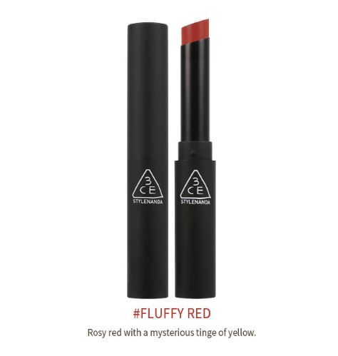 3CE SLIM VELVET LIP COLOR #FLUFFY RED(7折後US$12.6)